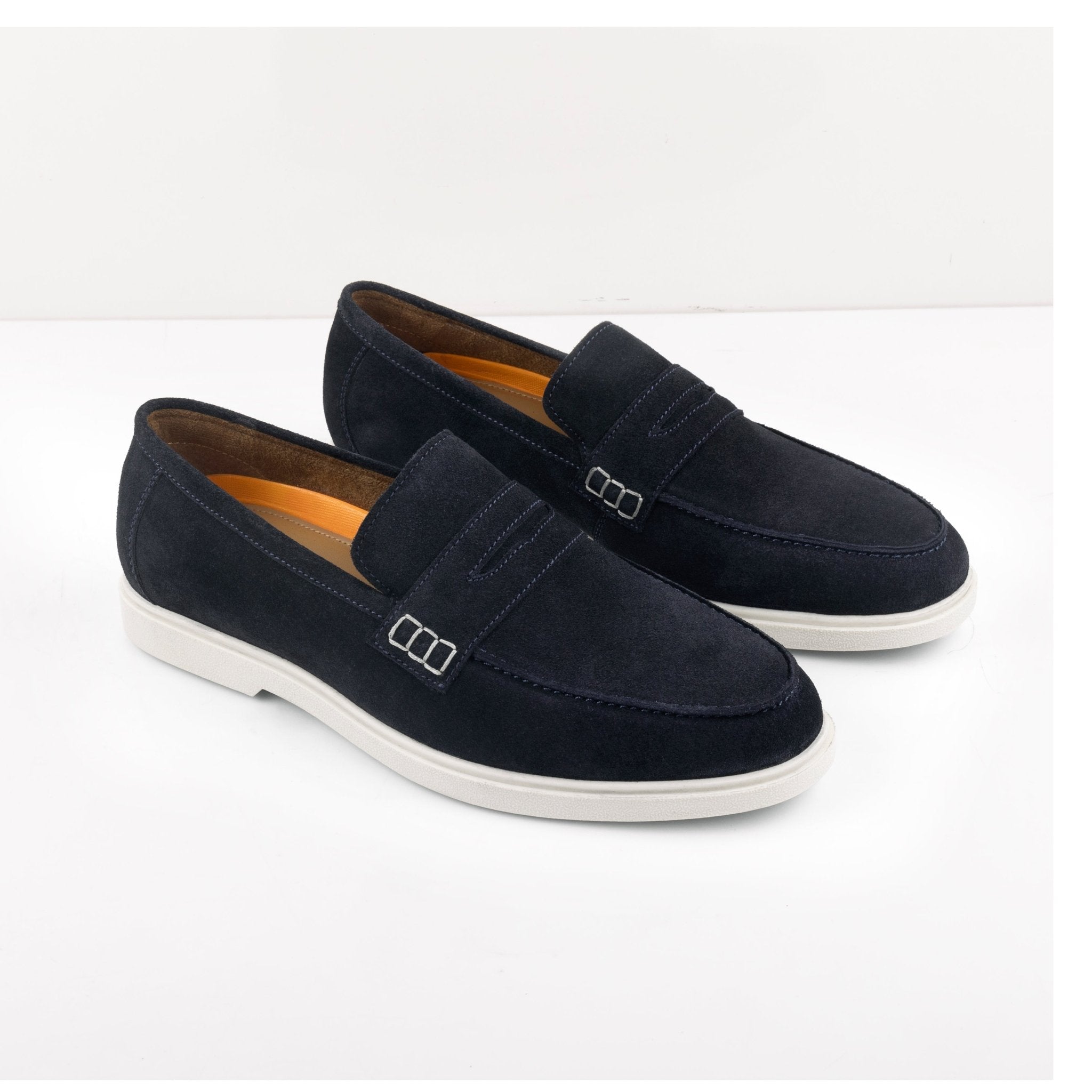 San Nicola Navy Penny Loafer