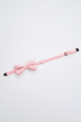 Junior Pink Paisley Bow Tie
