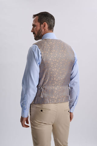 Diaz Beige Three Piece Suit