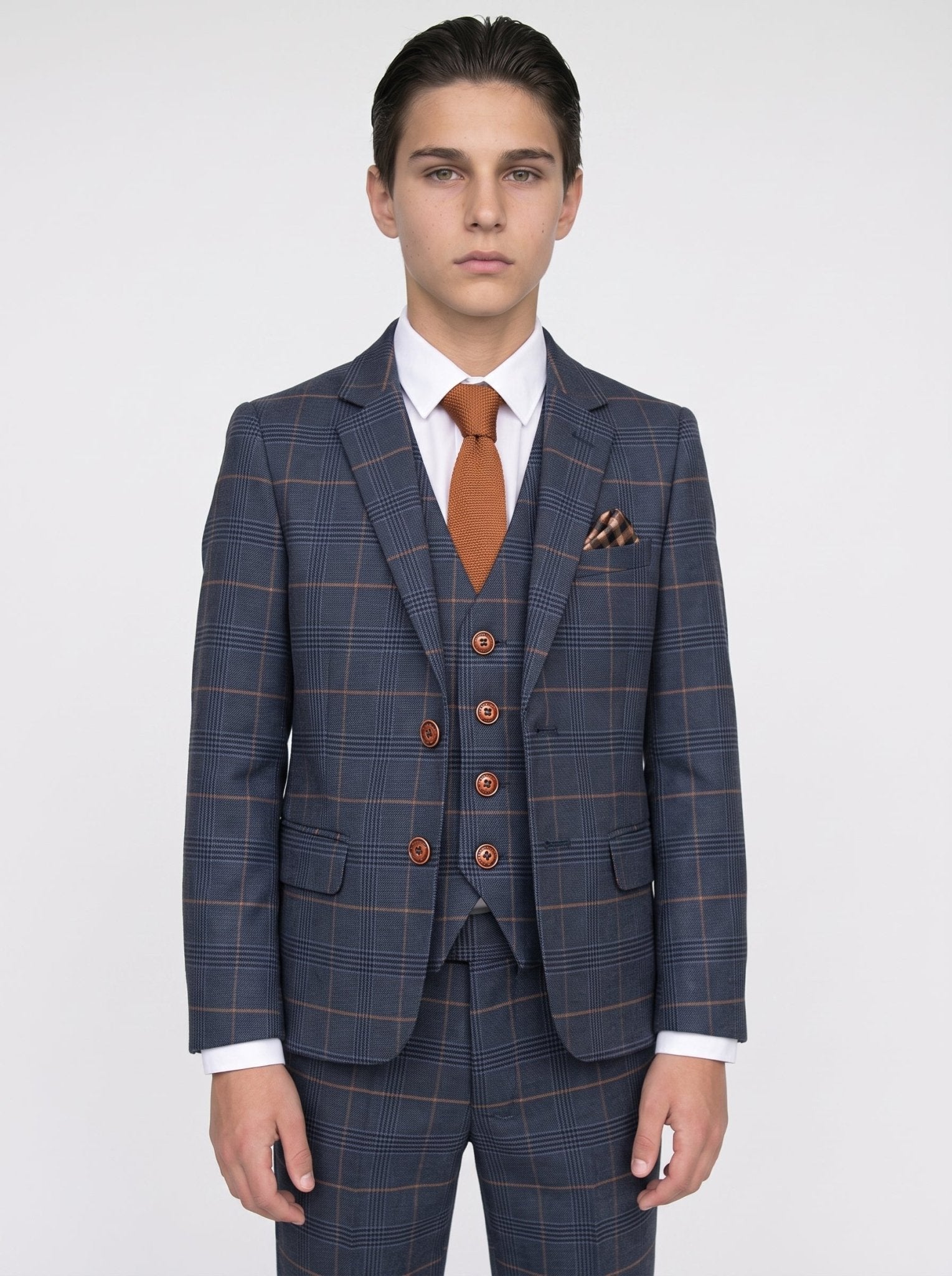 JENSON - Marine Navy Check Suit