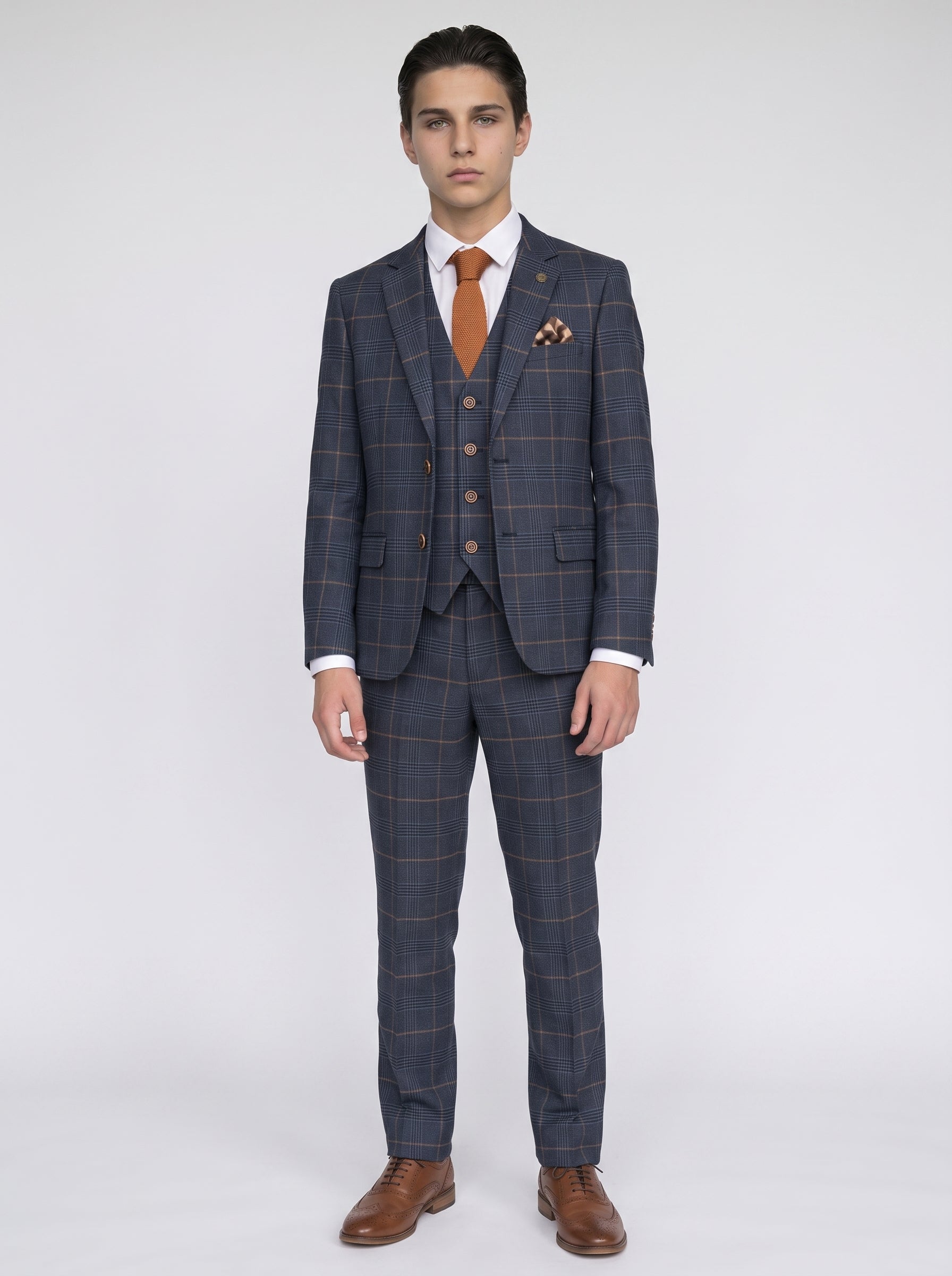 JENSON - Marine Navy Check Suit