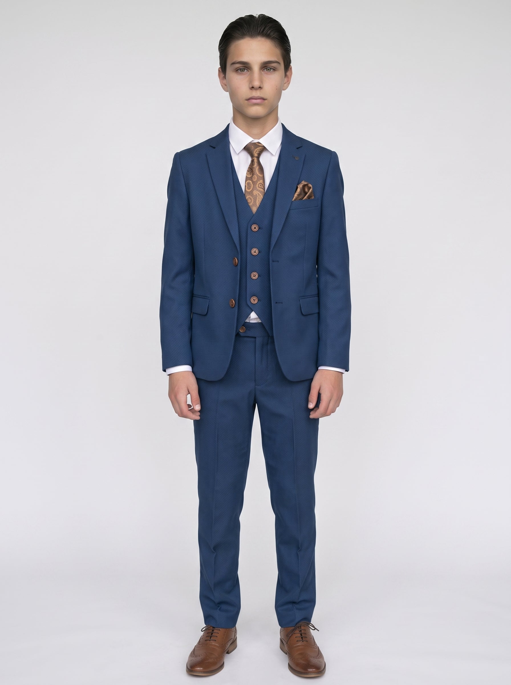MAX - Royal Blue Three Piece Suit