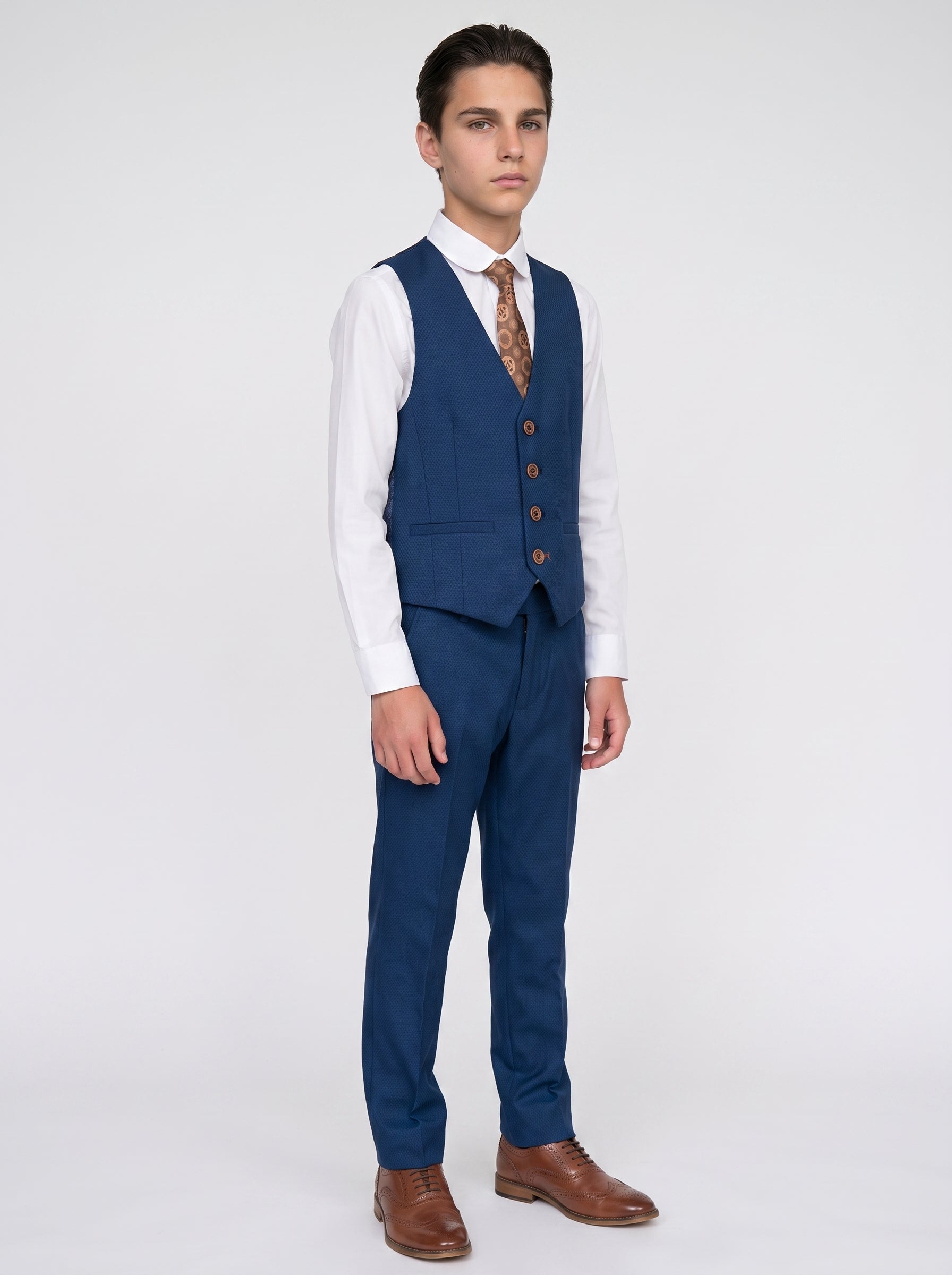MAX - Royal Blue Three Piece Suit