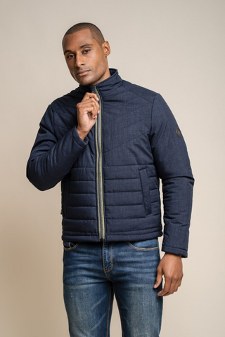 Keenan Navy Coat