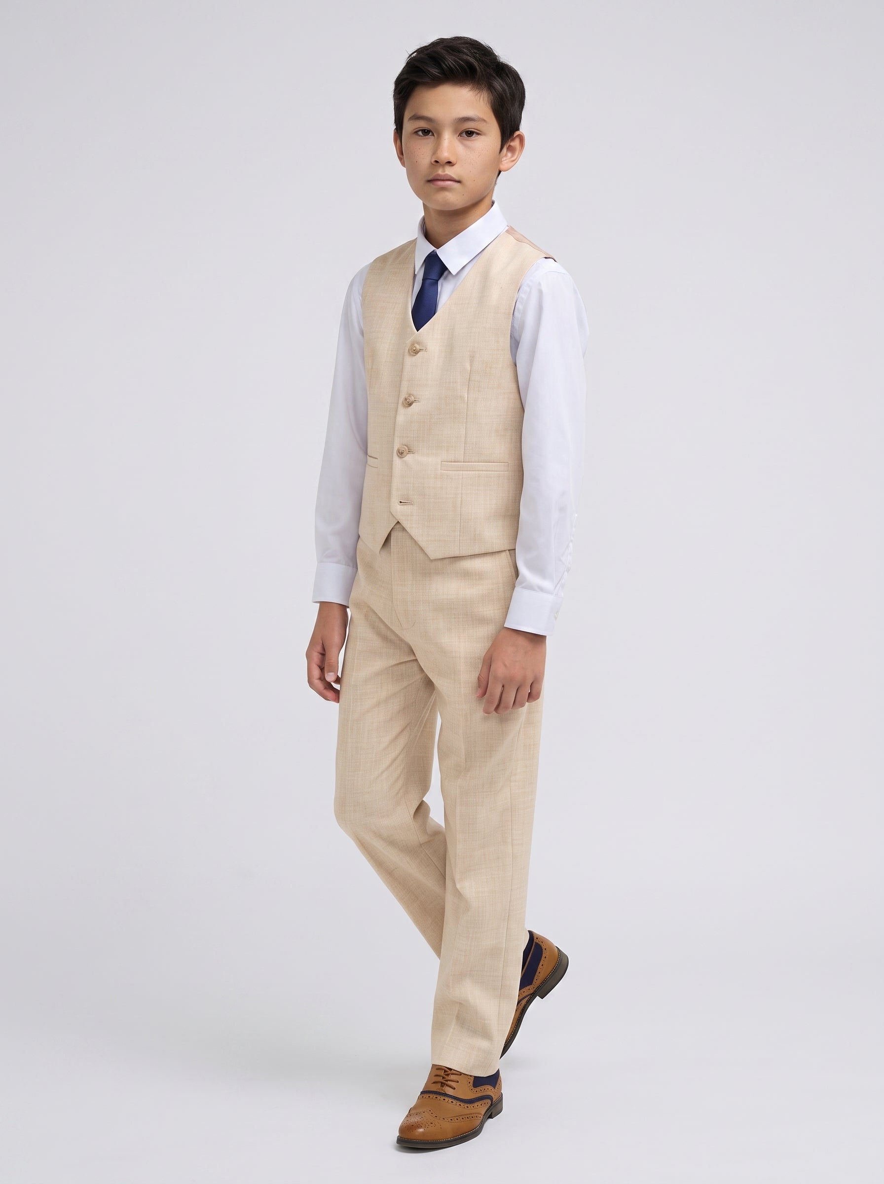 Boys Malibu Beige Suit