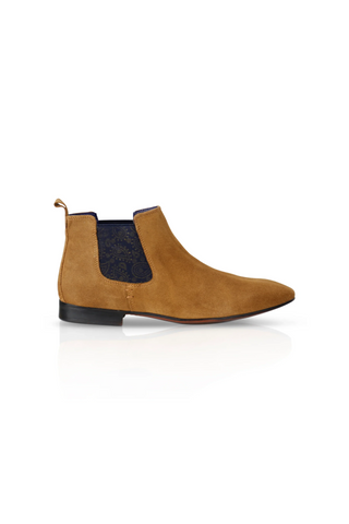 Carnaby Tan Suede Chelsea boots