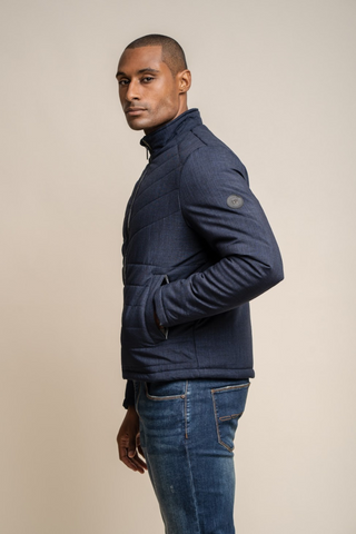 Keenan Navy Coat