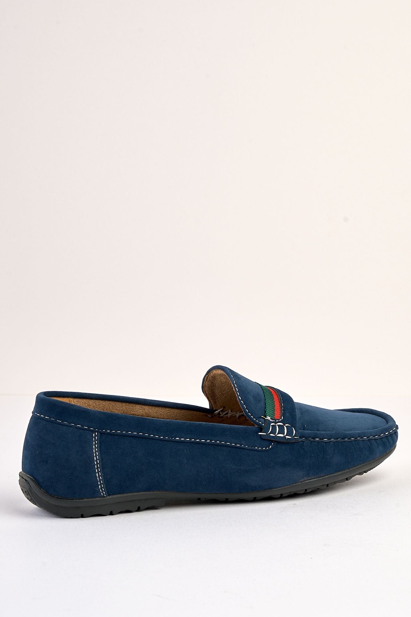 Azzurro Navy Suede Loafers