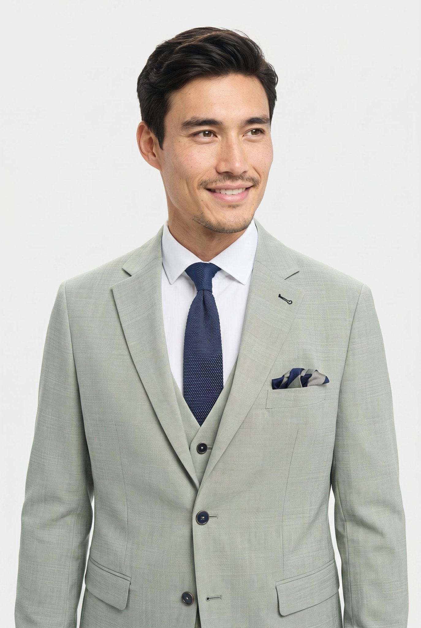 Camden Sage Three Piece Suit