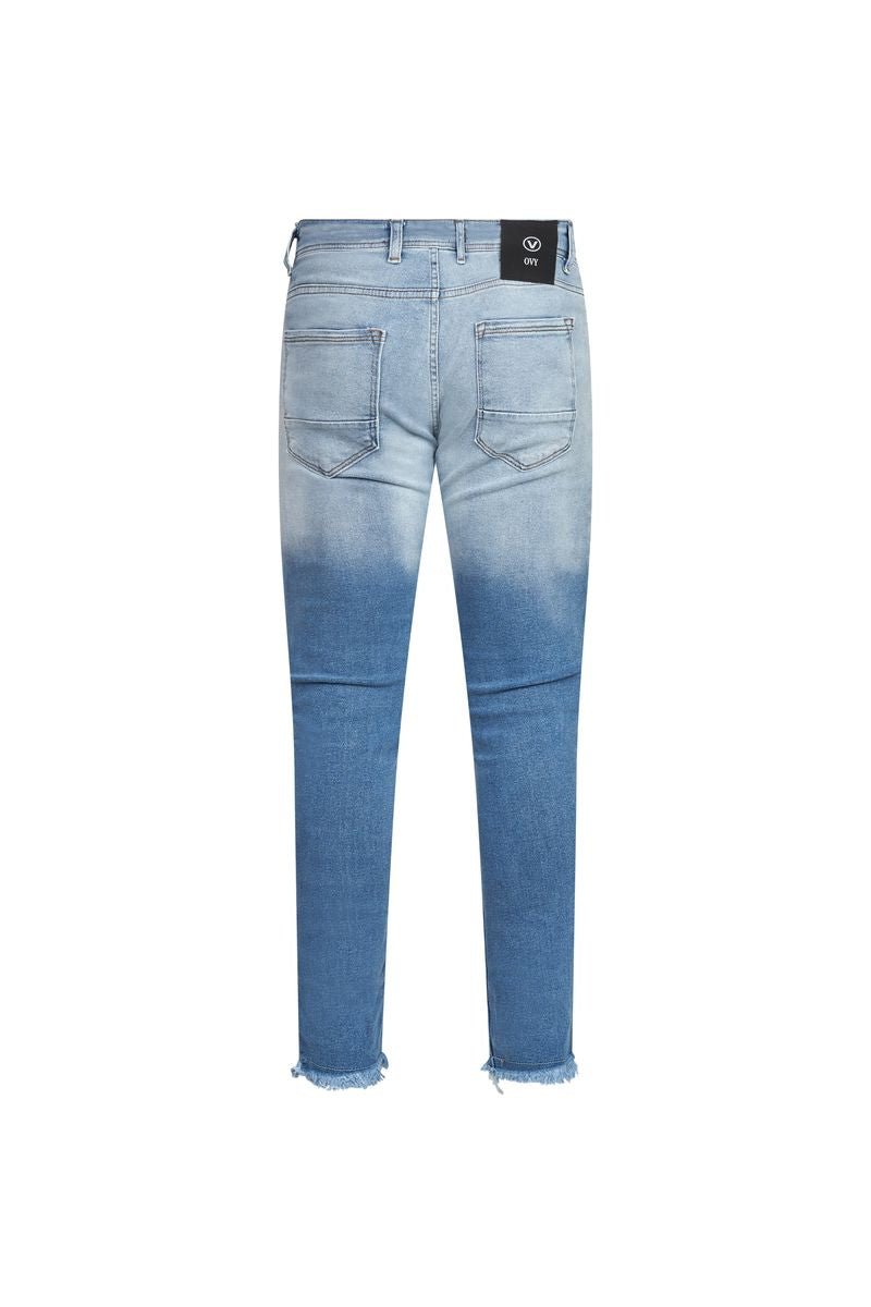 OVY Ombre Distressed Skinny Jeans – Light Blue