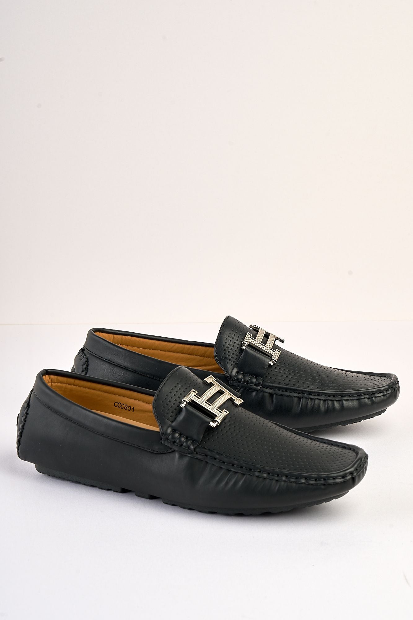 Vinciguerra Black Loafers