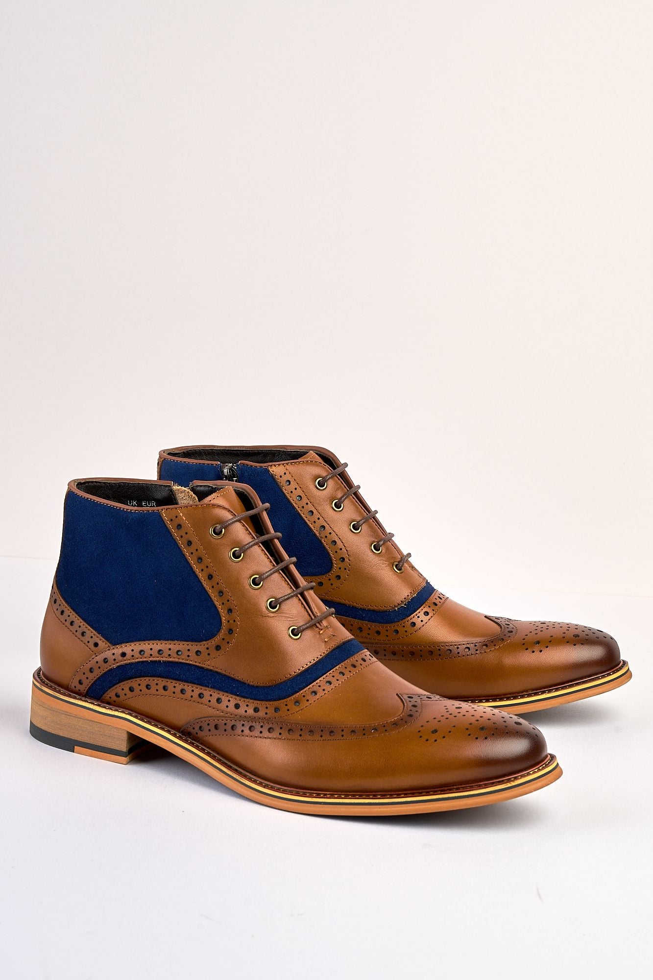 Antonio Boot Tan/Blue