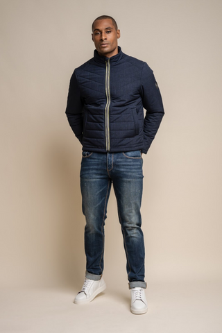 Keenan Navy Coat