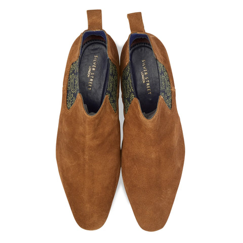 Carnaby Tan Suede Chelsea boots