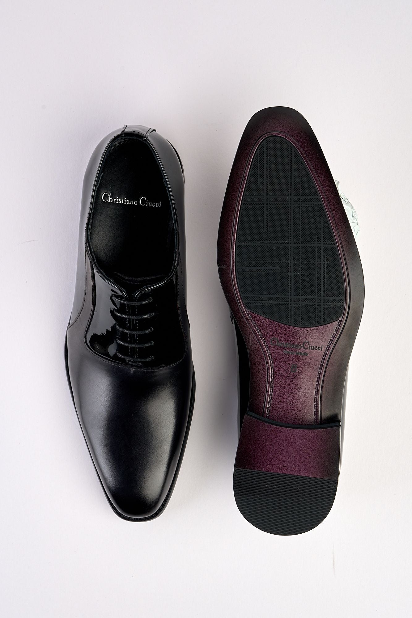 Marco Black Laced Shoe