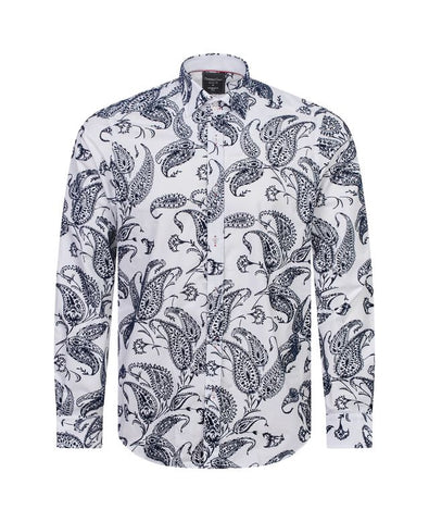 Elvis Flock Shirt Black & White