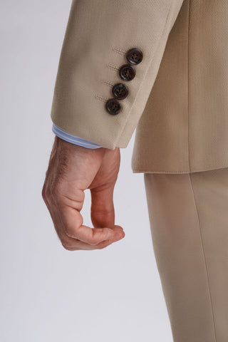 Diaz Beige Three Piece Suit