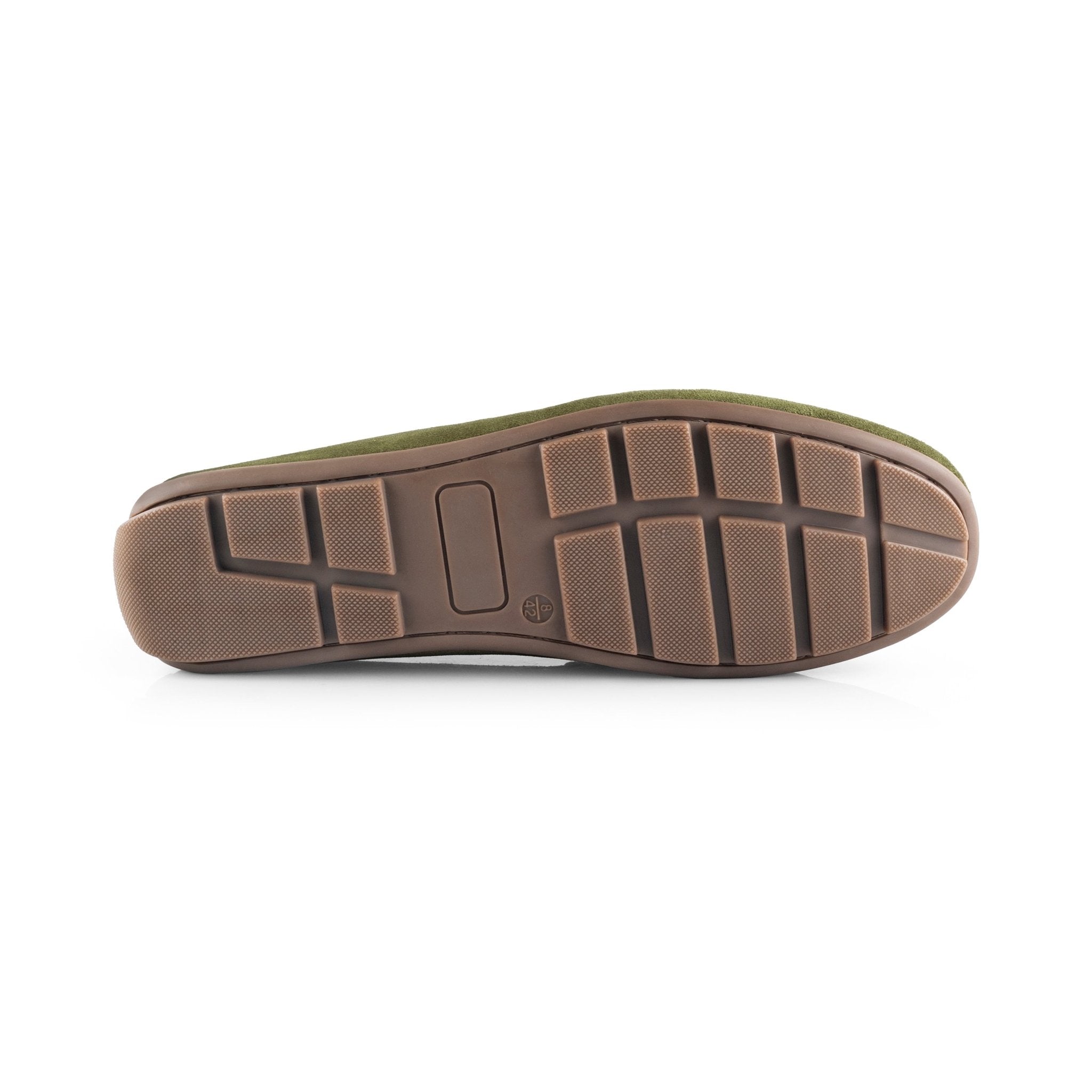 Bari green driving loafer
