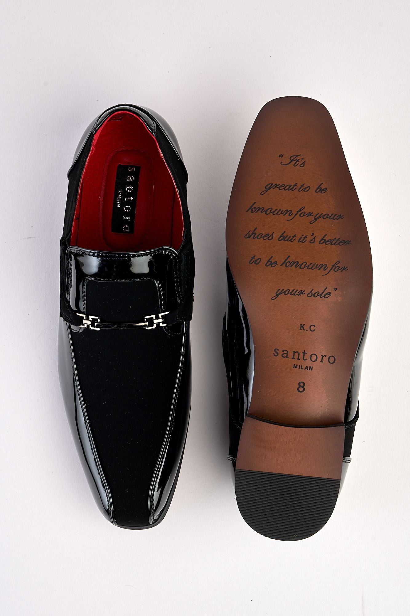 Conte Plain Black Shoe