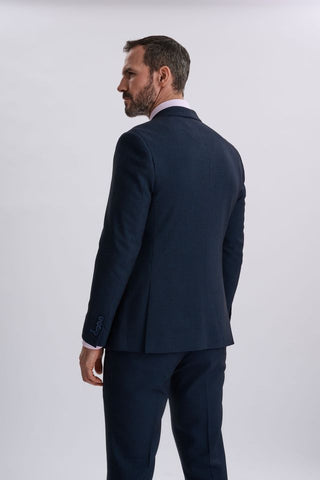 Regent Navy Double-Breasted Two Piece Suit