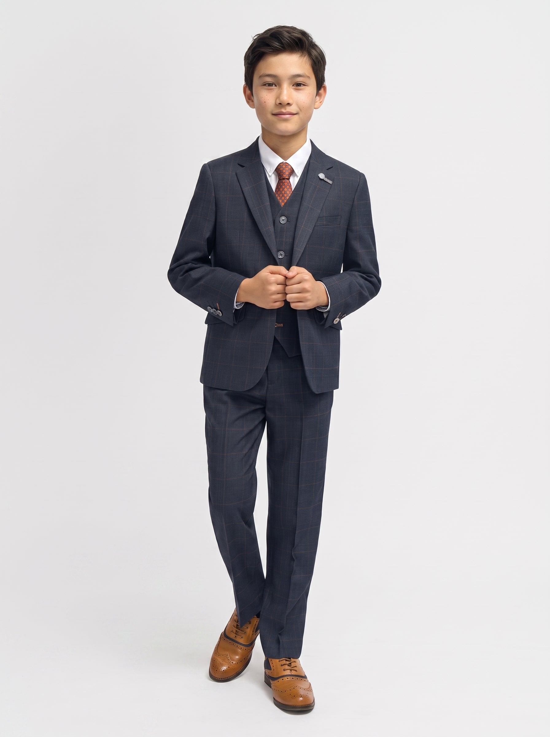 Boys Torino Navy Suit