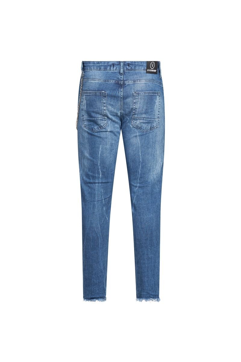 Ovy Nuit Bleu Chain Stretch Denim