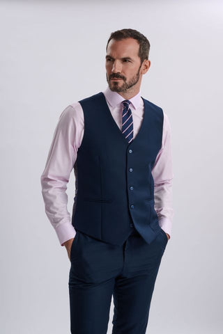 Fabio Navy Three Piece Suit