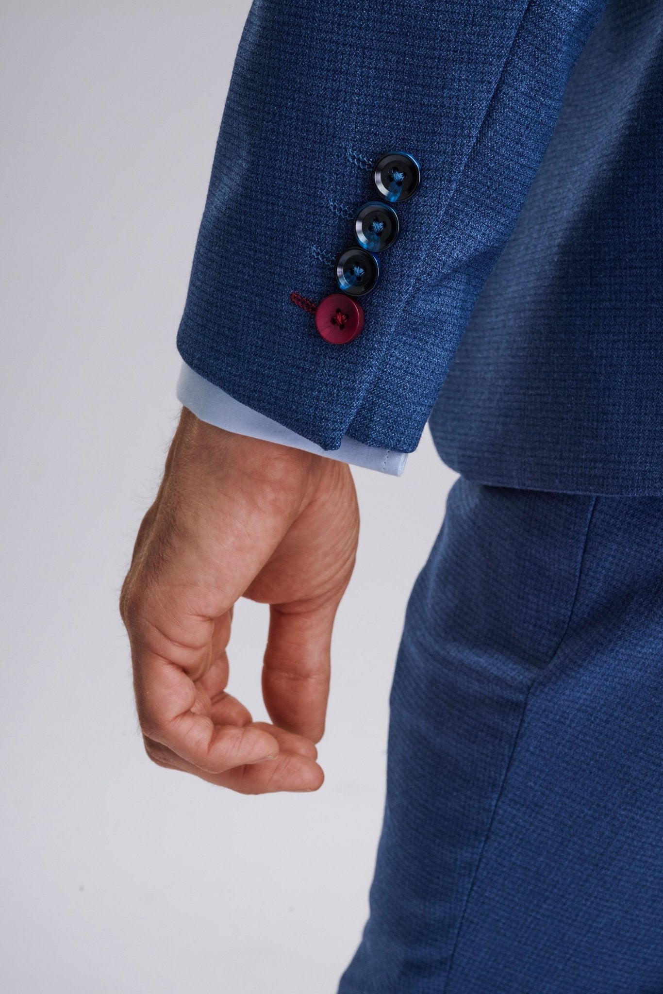 Ashley – Navy Blue Three-Piece Suit