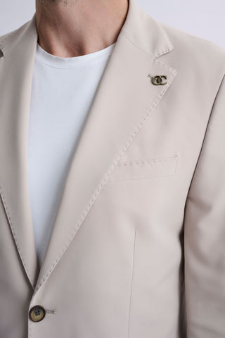 Ettore Smart Casual Suit Beige