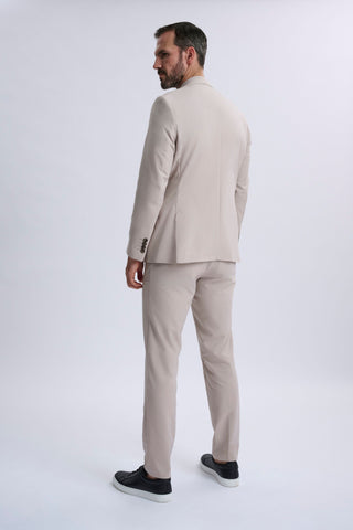 Ettore Smart Casual Suit Beige