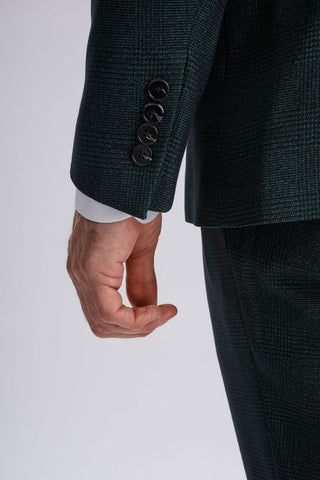 Regent Olive Double-Breasted Two Piece Suit