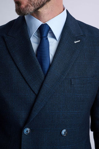 Caridi Navy Double Breasted Two Piece Suit