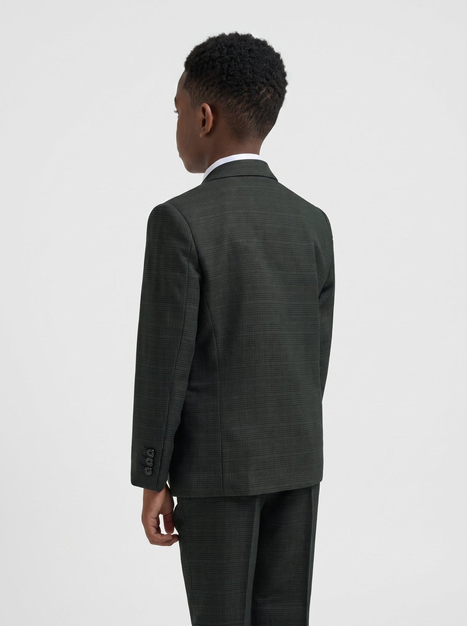 Boys Caridi Olive Three Piece Suit