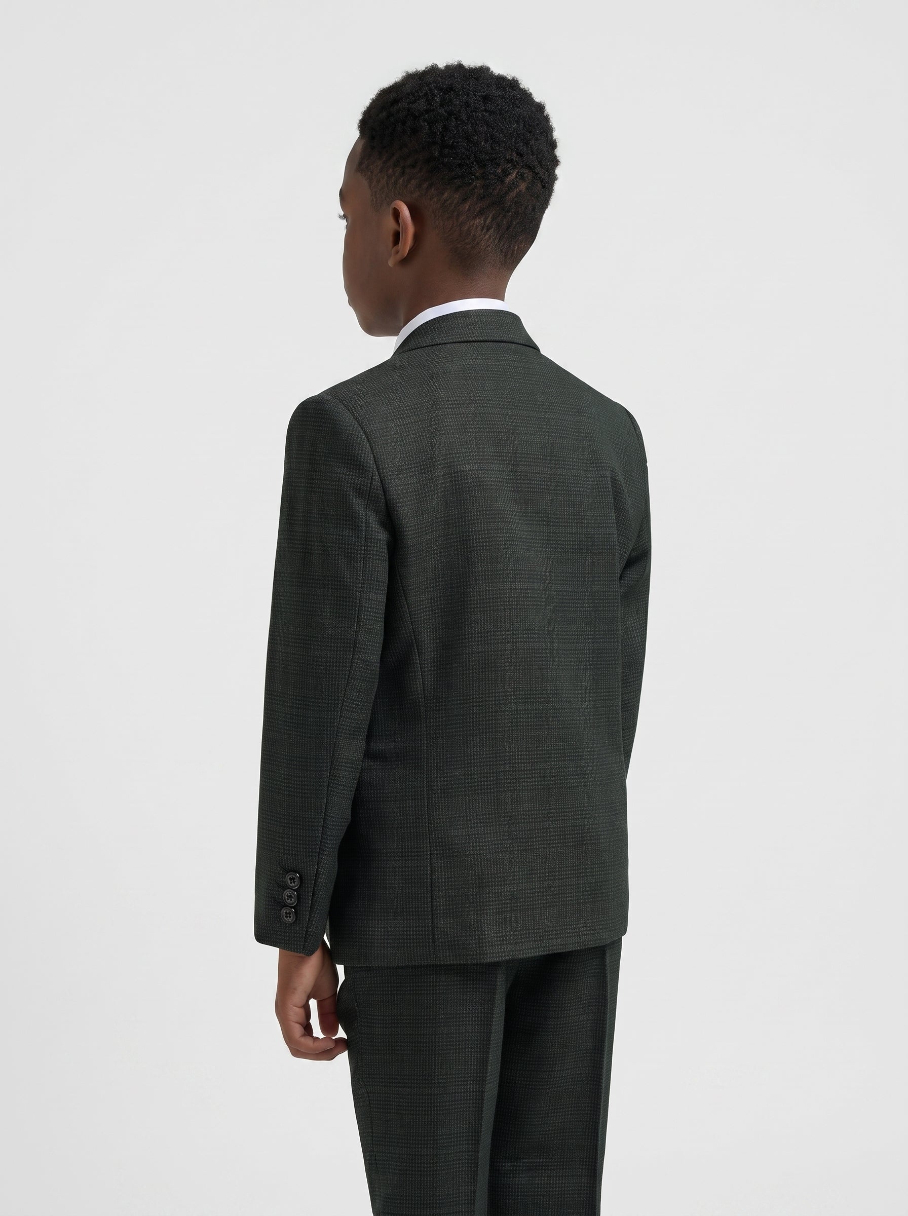 Boys Caridi Olive Three Piece Suit
