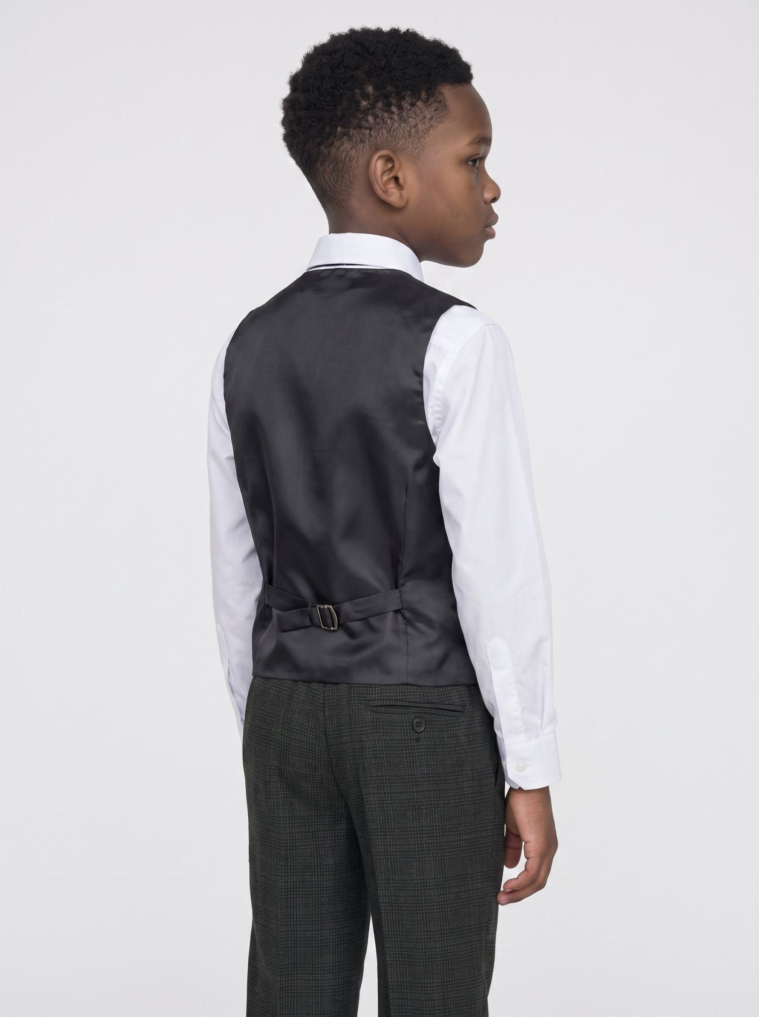 Boys Caridi Olive Three Piece Suit