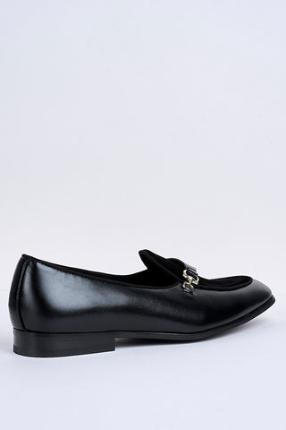 Alessandro Bit-Detail Loafers – Noir Prestige