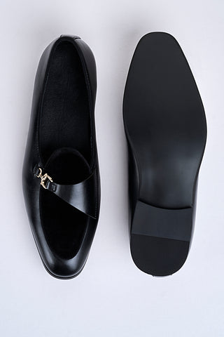 Alessandro Bit-Detail Loafers – Noir Prestige