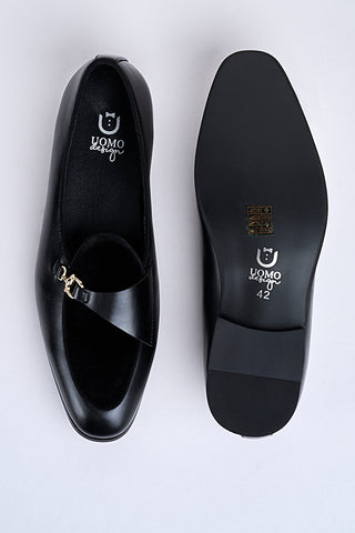 Alessandro Bit-Detail Loafers – Noir Prestige