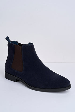 Montieri Suede Chelsea Boot – Marine Blue