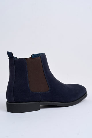 Montieri Suede Chelsea Boot – Marine Blue
