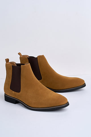 Montieri Suede Chelsea Boot – Tuscan Camel