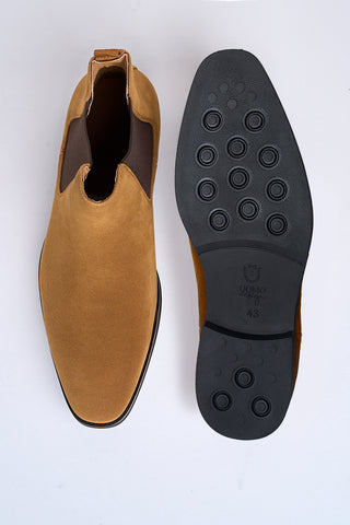 Montieri Suede Chelsea Boot – Tuscan Camel