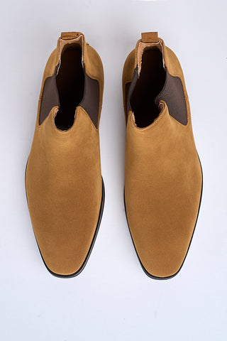 Montieri Suede Chelsea Boot – Tuscan Camel