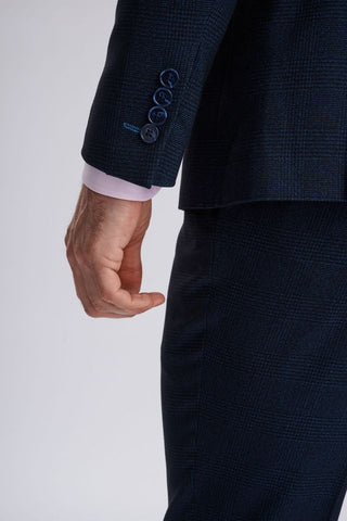 Regent Navy Double-Breasted Two Piece Suit