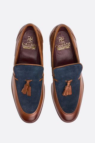 Freemont Tan / Navy Loafers
