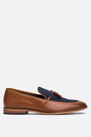 Freemont Tan / Navy Loafers
