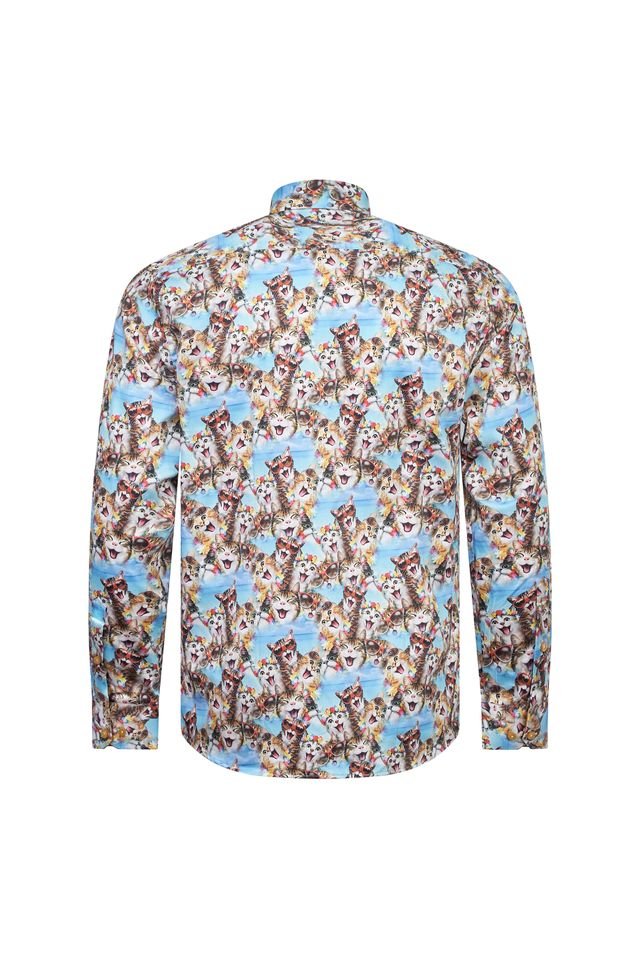 Cat Print Shirt