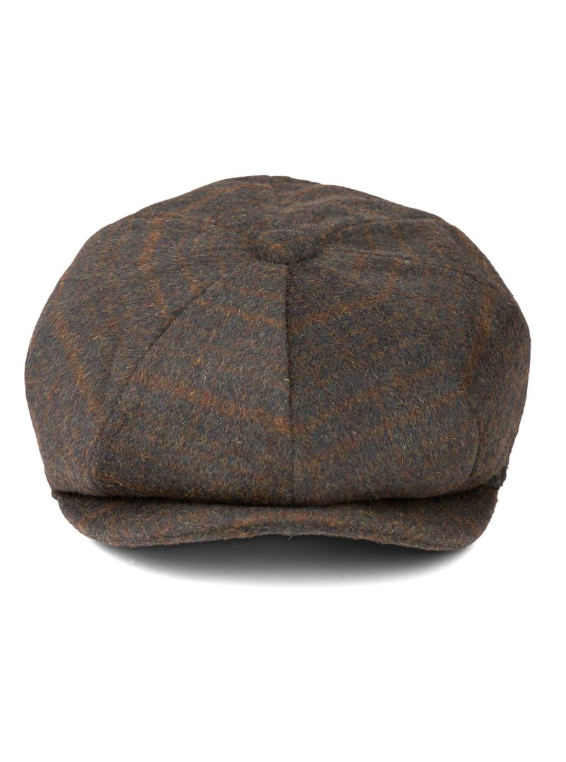 Paolo Brown Tweed Flat Cap
