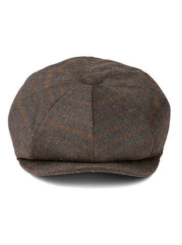 Paolo Brown Tweed Flat Cap