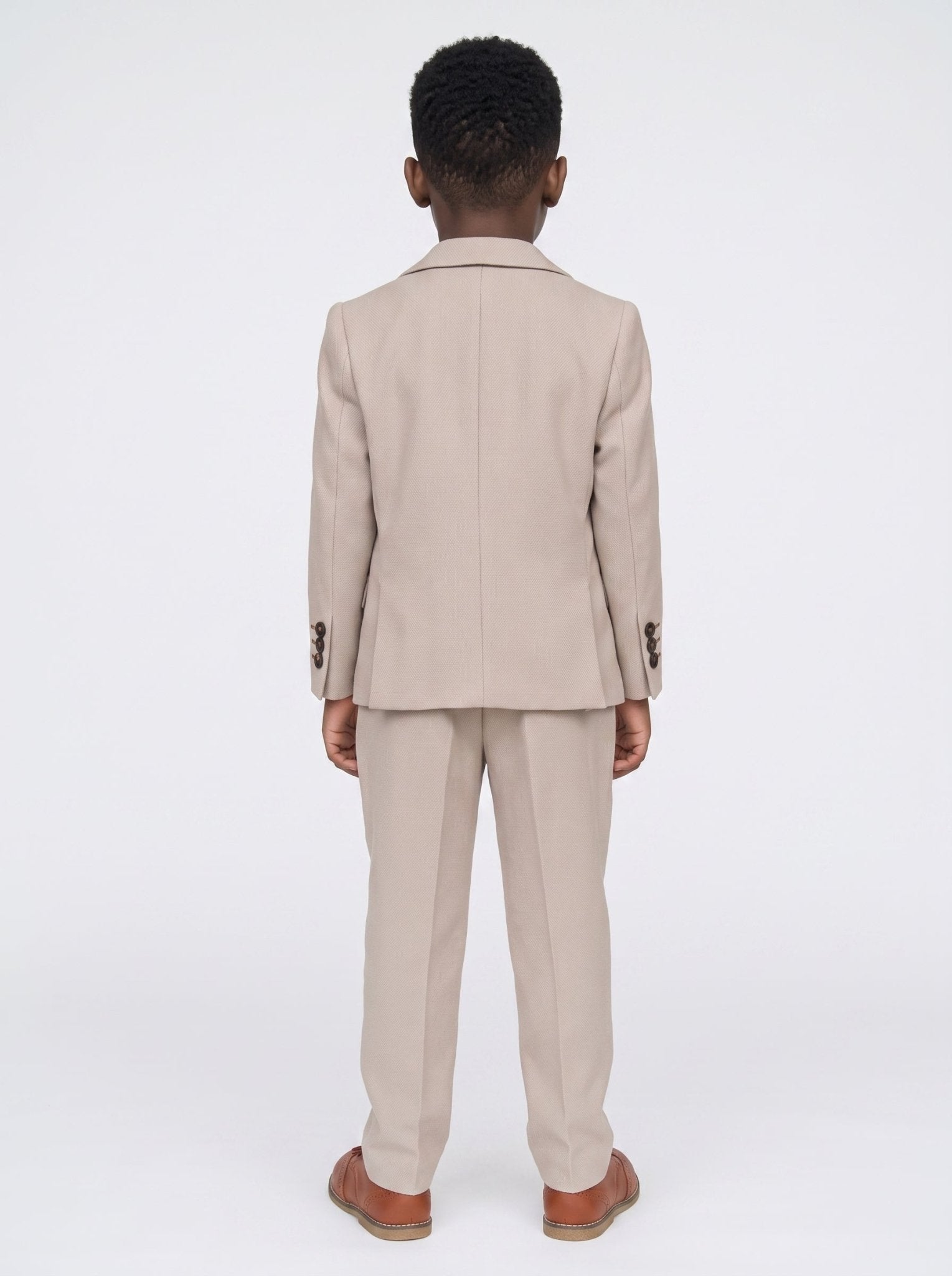 HM5 - Stone Tailored Three Piece Suit